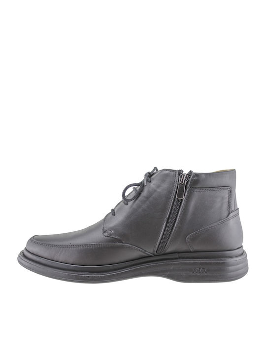 Deri Anatomisch Herrenstiefel Schwarz