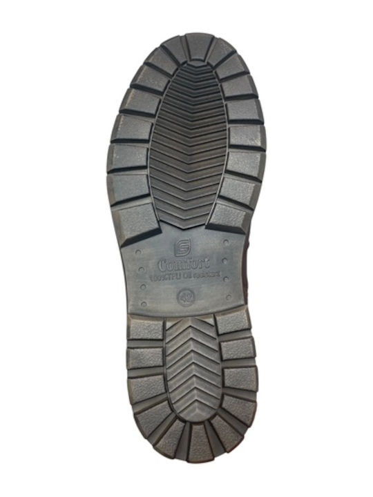 Leder Herrenstiefel Braun AN-03365-2-7
