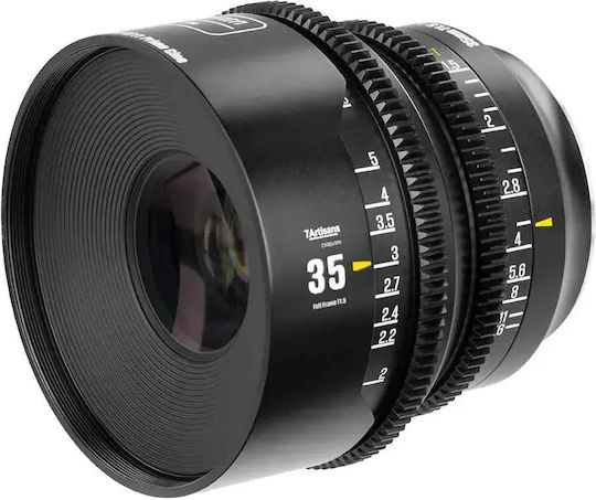 7artisans Full Frame Camera Lens Dream Cine 35mm T1.5 E Wide Angle for Sony E Mount Black