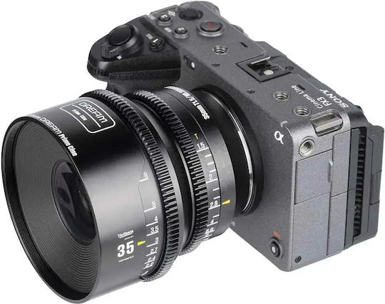 7artisans Full Frame Camera Lens Dream Cine 35mm T1.5 E Wide Angle for Sony E Mount Black