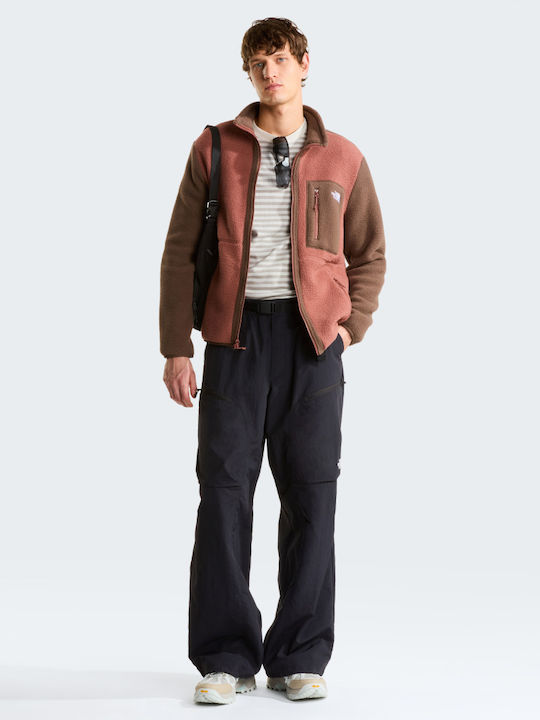Yumiori Full Men's Fleece Jacket Copper Silt/smokey Brown