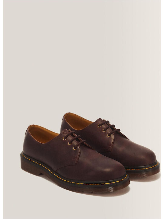 1461 3 Eye Leather Men's Casual Shoes Brown