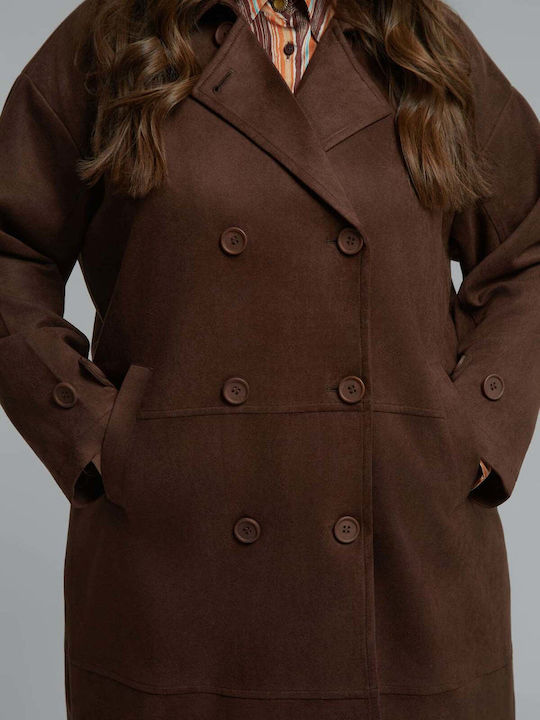 Palton Dama Maro 8603.4031.N-brown