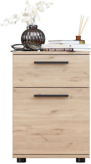Nachttisch Holz Beiges 40x57x41cm