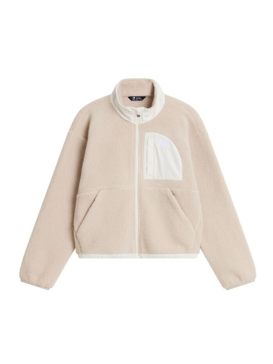 Полар Дамска Жилетка Timeless Taupe-White Dune