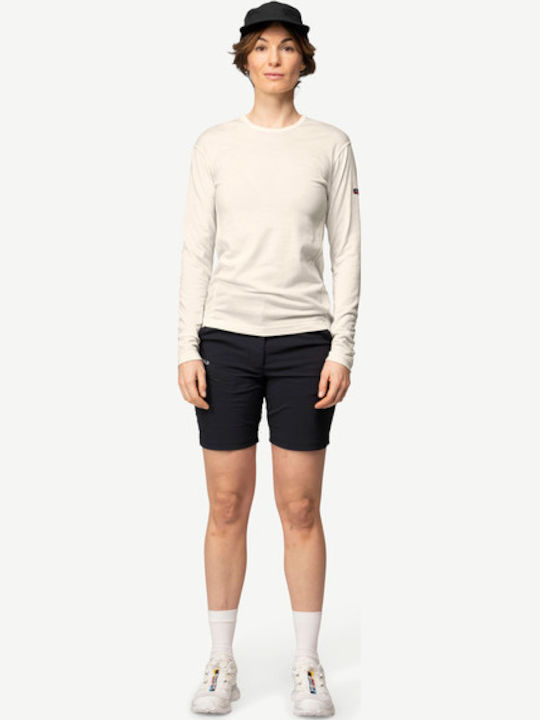 Devold Bluză termică cu mânecă lungă pentru femei Albă