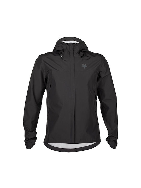 Fox Ranger Men's Waterproof Cycling Windbreaker Jacket Long Sleeve Black