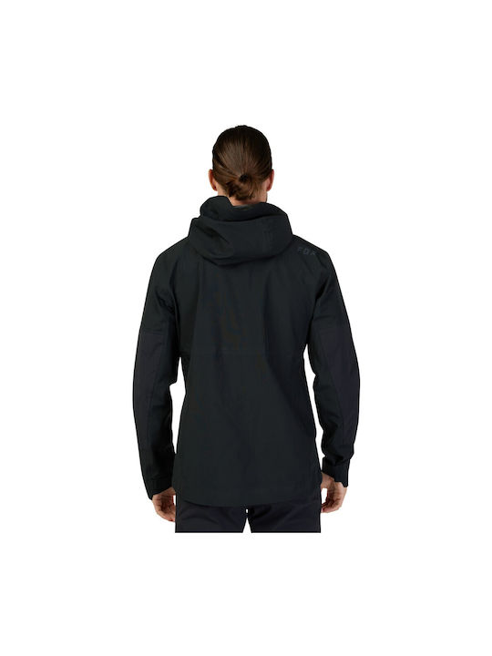Fox Defend Men's Waterproof Cycling Windbreaker Jacket Long Sleeve Black