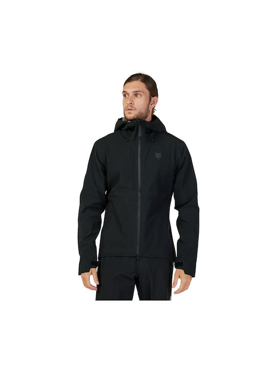 Fox Defend Men's Waterproof Cycling Windbreaker Jacket Long Sleeve Black