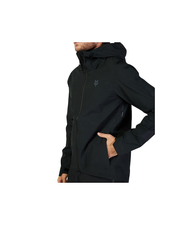 Fox Defend Men's Waterproof Cycling Windbreaker Jacket Long Sleeve Black