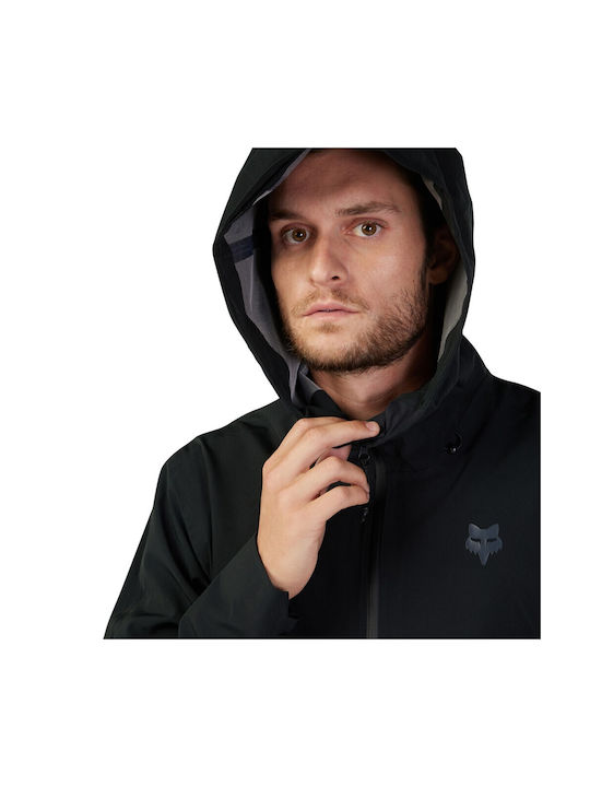 Fox Defend Men's Waterproof Cycling Windbreaker Jacket Long Sleeve Black