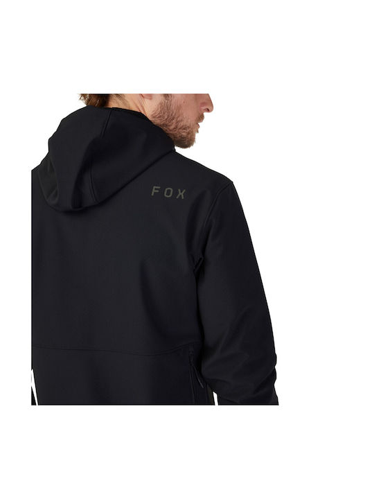 Fox Ranger Fire Men's Waterproof Cycling Windbreaker Jacket Long Sleeve Black