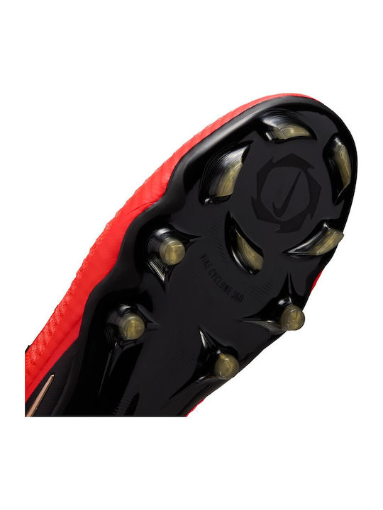 Elite Phantom 6 Low Elite FG Football Shoes with Cleats Red