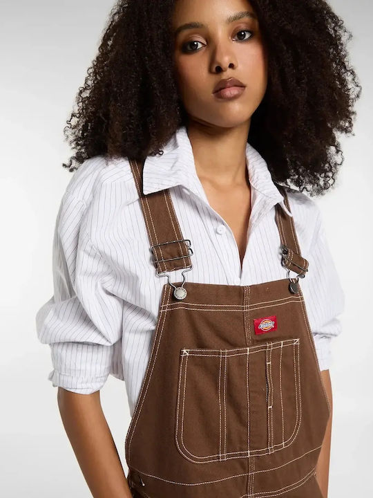 Damen Latzhose Timber Braun
