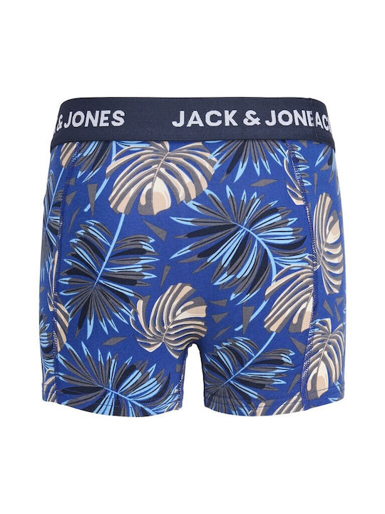 Jack & Jones Σετ Παιδικά Μποξεράκια 3τμχ Μπλέ