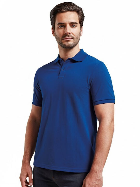 Premier Мъжка рекламна поло тениска Royal Blue