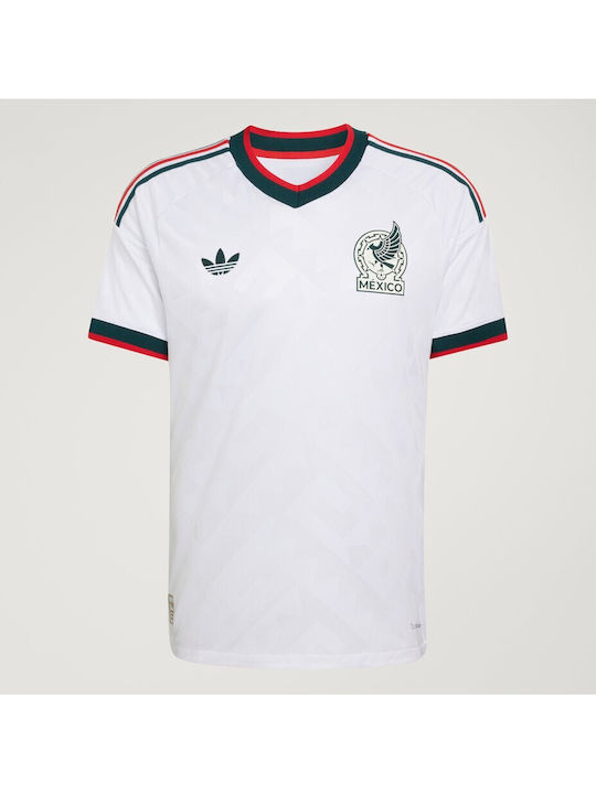 Мексико 26 Away Authentic Мъжка Фланелка за Футболен Екип