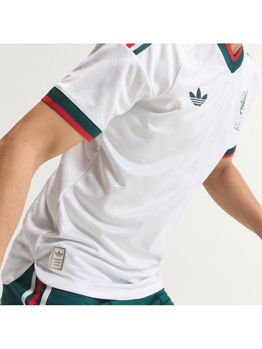 Мексико 26 Away Authentic Мъжка Фланелка за Футболен Екип