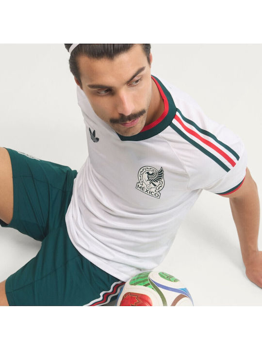 Мексико 26 Away Authentic Мъжка Фланелка за Футболен Екип