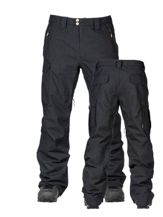 L1 I-005034-19 Pantaloni de schi și snowboard pentru bărbați Negru