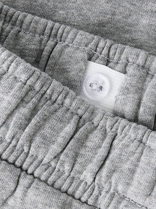 Kids Sweatpants Set With Top Grey Melange