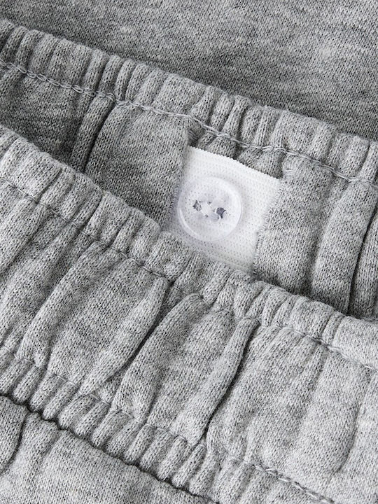 Kids Sweatpants Set With Top Grey Melange