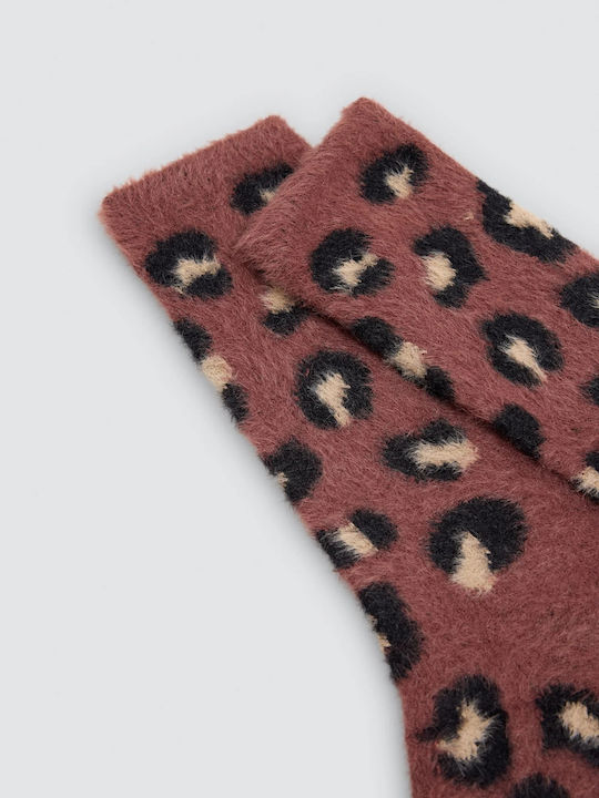 Ysabel Mora Γυναικείες Κάλτσες με Σχέδια Animal Print 3Pack