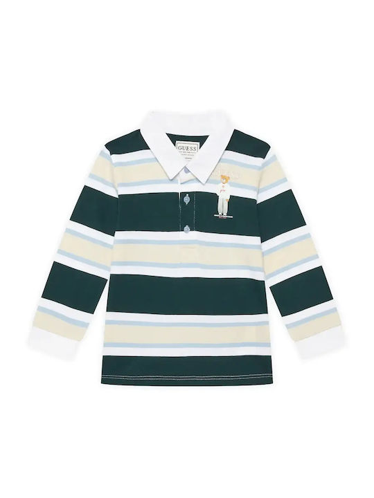Kids Long-sleeved Multicolour Polo