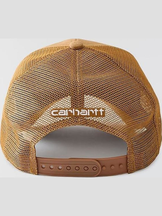 Шапка Oakland Leatherette Cap Кафява Carhartt 107340-brn