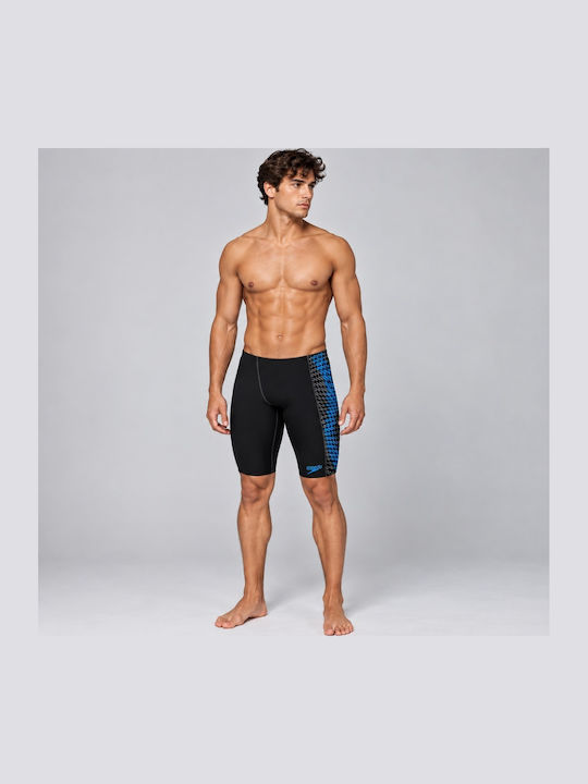 Speedo Endurance+ Мъжки състезателен jammer бански за плуване Черен