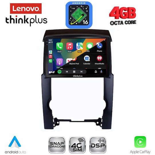 Lenovo Автомобилна Аудио Система за Kia Sorento 2009-2014 (Bluetooth/USB/Вграден Wi-Fi/GPS/Apple CarPlay/Android Auto) с Touch Screen 10"