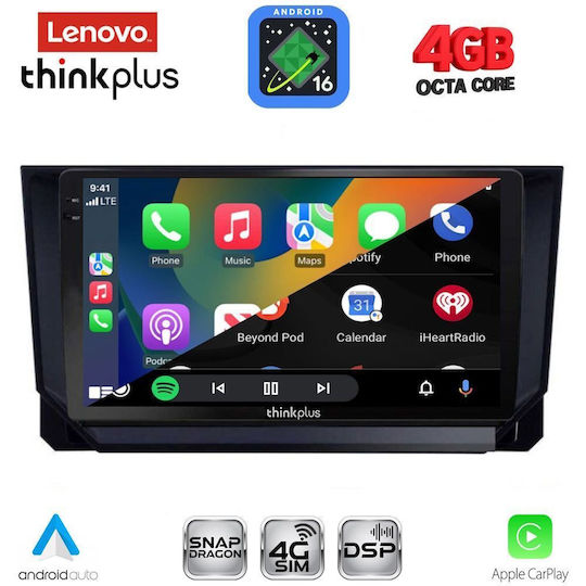 Lenovo Car Audio System for Mazda CX-9 2006-2015 Bluetooth USB WiFi GPS Apple CarPlay Android Auto with 10" Touch Screen