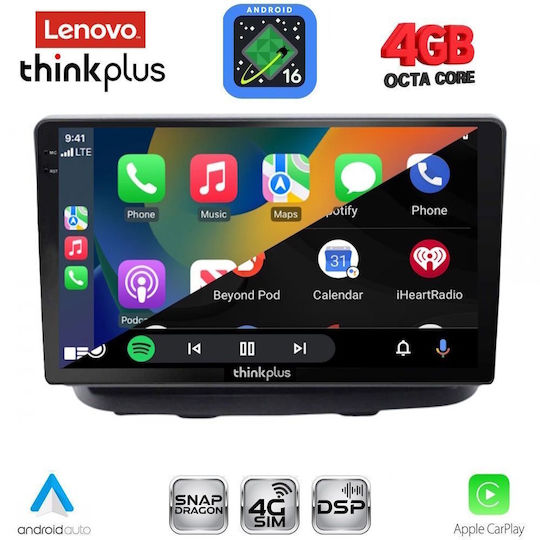 Lenovo Автомобилна Аудио Система За Fiat Doblo 2002-2009 Bluetooth USB Вграден Wi-Fi GPS Apple CarPlay Android Auto С Touch Screen 10" Lenovo LTG 7135_CPA