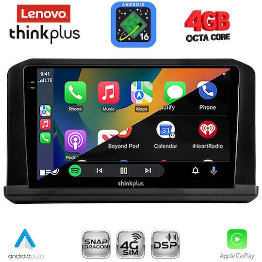 Lenovo Автомобилна Аудио Система за Nissan Navara 2025 (Bluetooth/USB/Вграден Wi-Fi/GPS/Apple CarPlay/Android Auto) с Touch Screen 10"