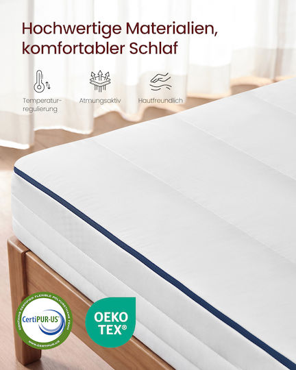 Vasagle Double-Sided Memory Foam Double Mattress 140x200x16cm