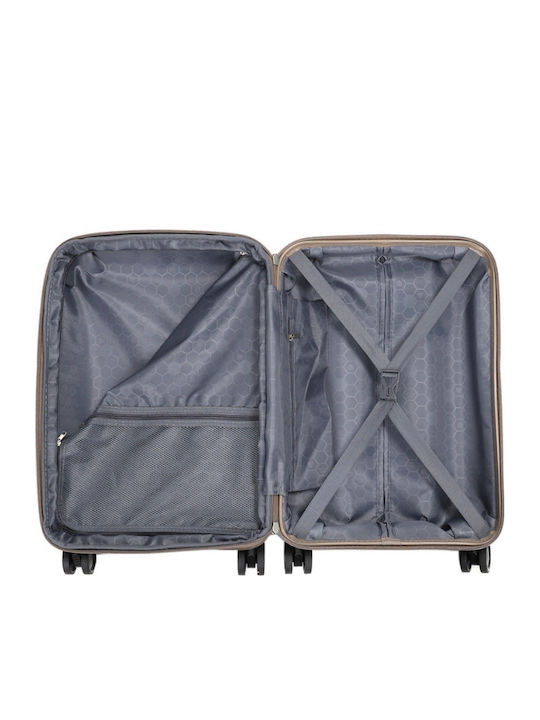 WORLDLINE Valiză de Călătorie de Cabină Dură Culoare Șampanie Înălțime 55 cm