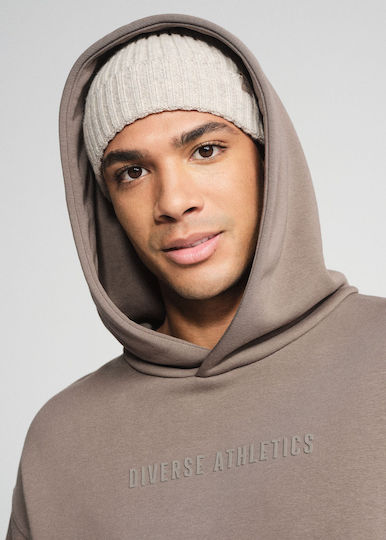 Beanie Unisex Σκούφος Πλεκτός σε Γκρι χρώμα