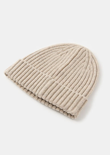 Beanie Unisex Σκούφος Πλεκτός σε Γκρι χρώμα