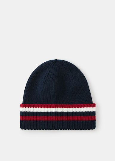 Beanie Unisex Σκούφος Πλεκτός σε Κόκκινο χρώμα