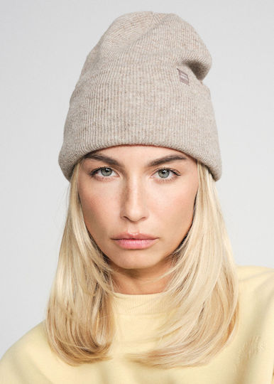 Unisex Beanie Strickmütze in Braun Farbe