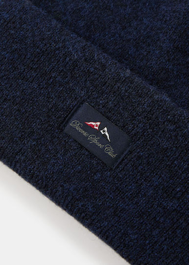 Beanie Unisex Knitted Beanie in Navy Blue Colour