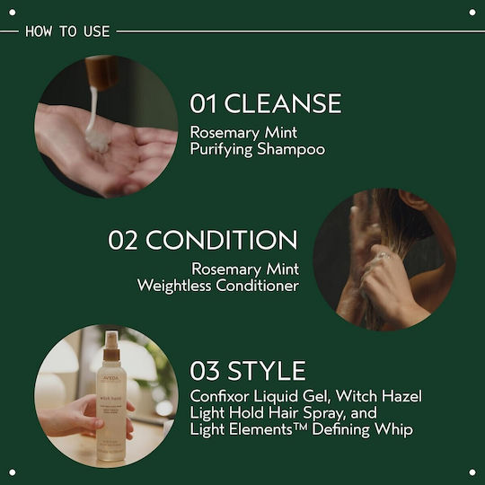 Aveda Rosemary Mint Shampoos Reconstruction/Nourishment & Hydration for All Hair Types 50ml