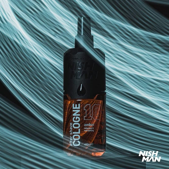 NISHMAN 10 Aftershave Köln mit Minze 400ml