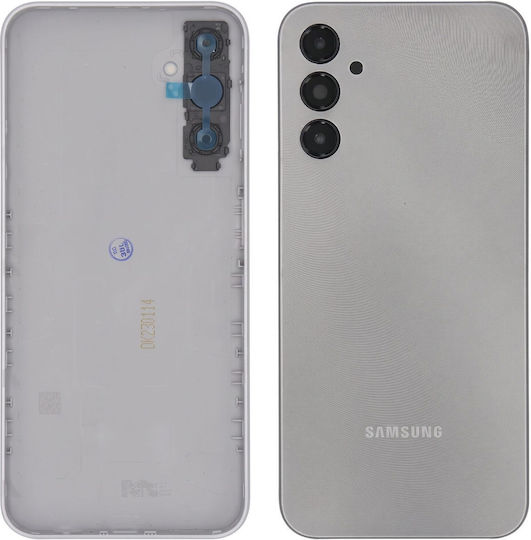 Clappio Handy Ersatzabdeckungen Samsung Galaxy A14 5G Linse Kleber Silber