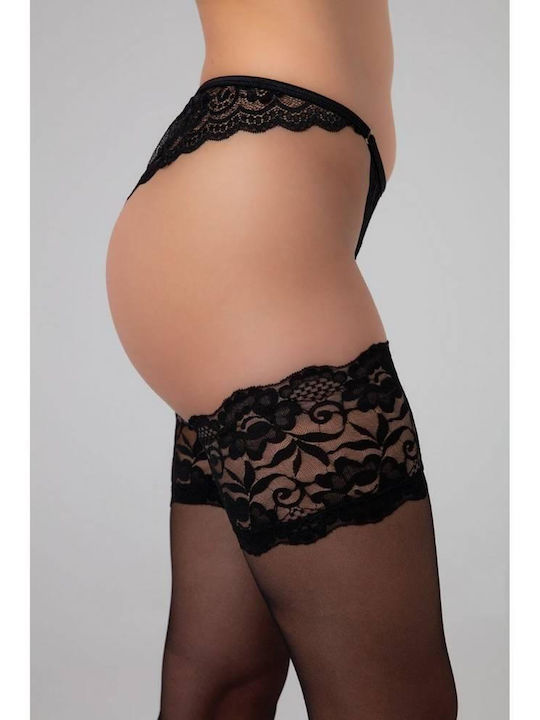 Christine Arbel Sexy Black Socks