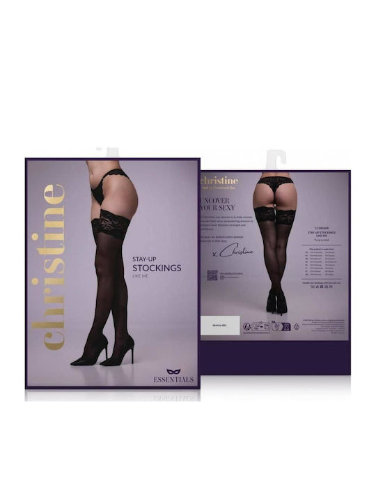 Christine Arbel Sexy Black Socks
