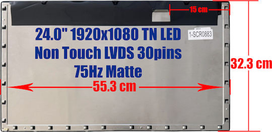 LED / Touch 1920x1080 Matte Laptop Monitor For Vg245 1-SCR0883