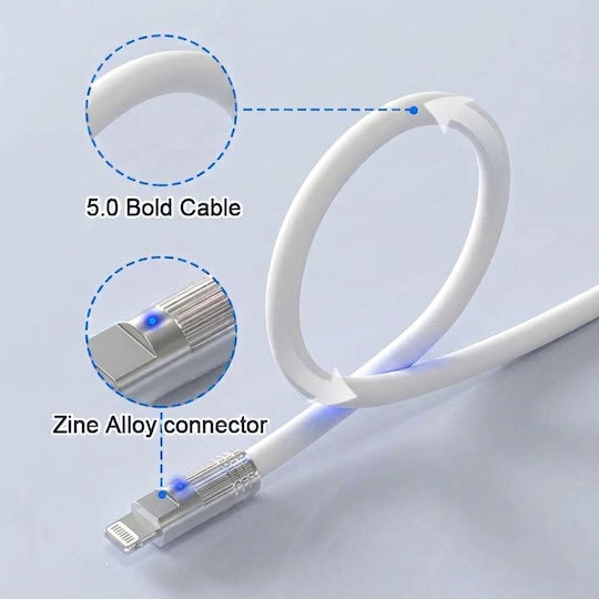 Leewello Leewello USB Typ-C Kabel Männlich Weiß 3m