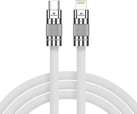 Leewello Leewello USB Typ-C Kabel Männlich Weiß 3m