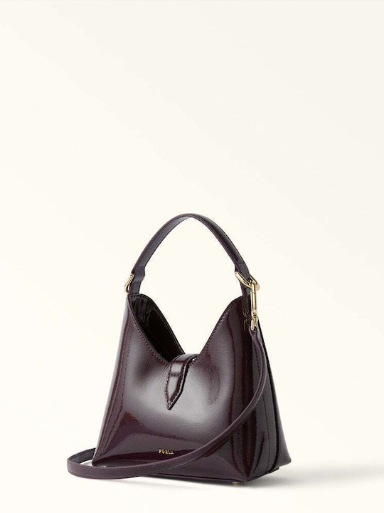 Iride Leather Women's Tote Bag Purple